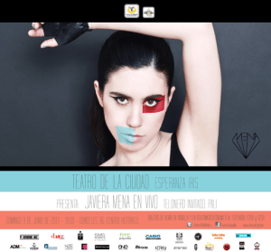 Flyer htc Javiera Mena9dejunio