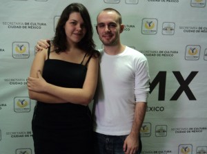 Directora  Martha Rodríguez Mega y el guionista Juan Carlos Franco