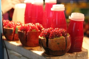 Jugo-granada-roja