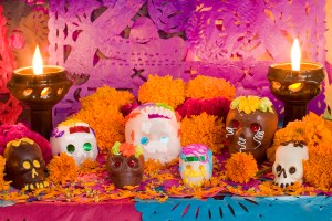 Mexican Day Of The Dead Altar Front
